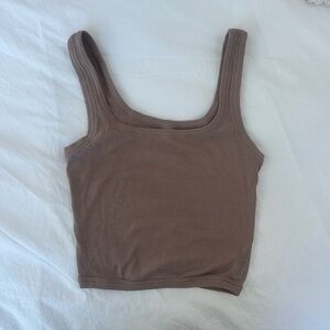 Lululemon ribbed crop tank